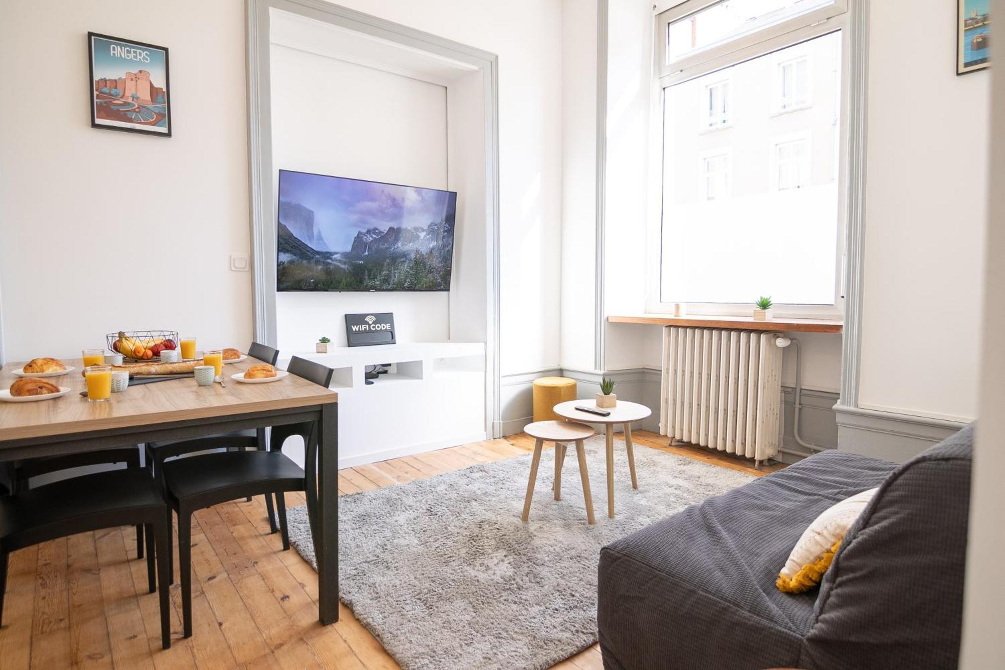 Apartamento Appart De Charme Hypercentre Angers Exterior foto